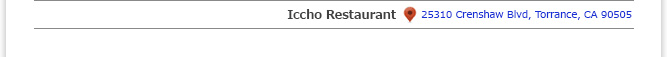 Iccho Restaurant